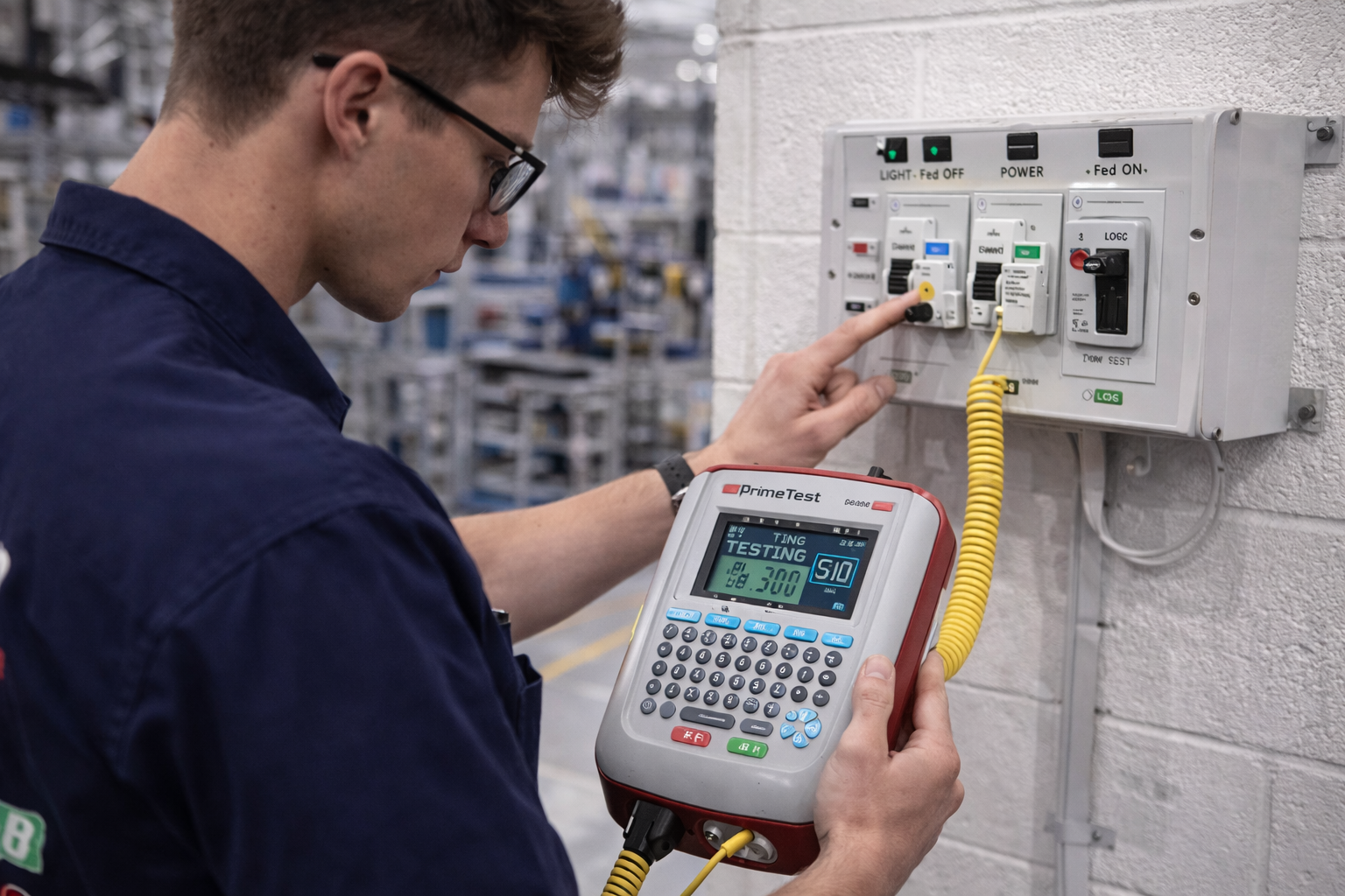 Safety switch RCD testing