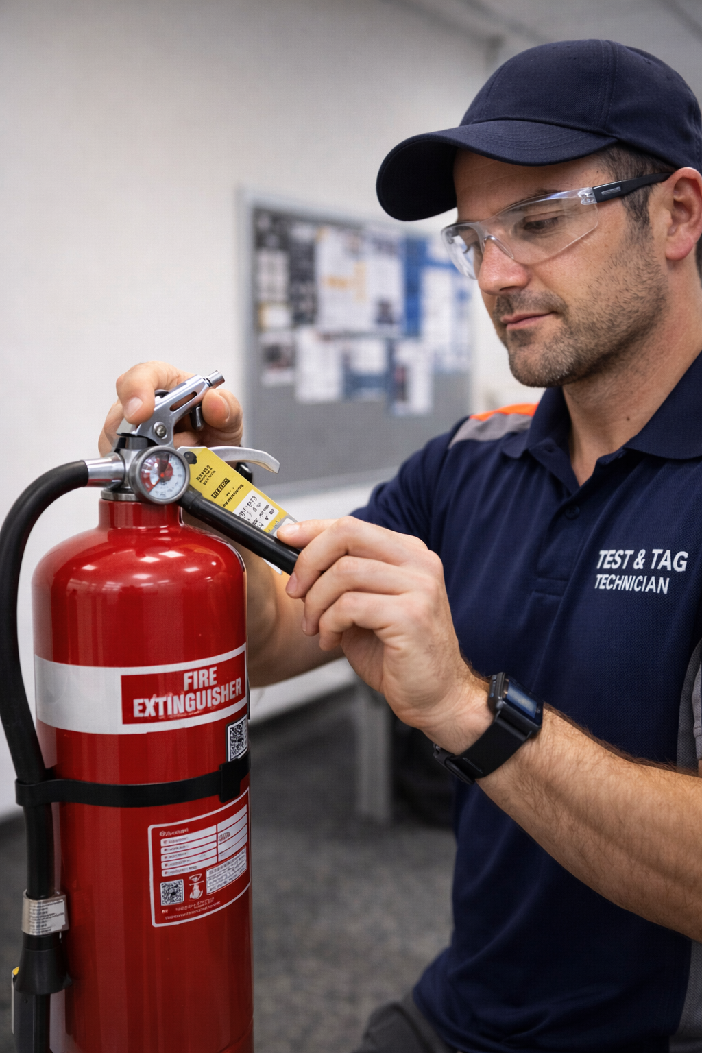 Fire extinguisher testing